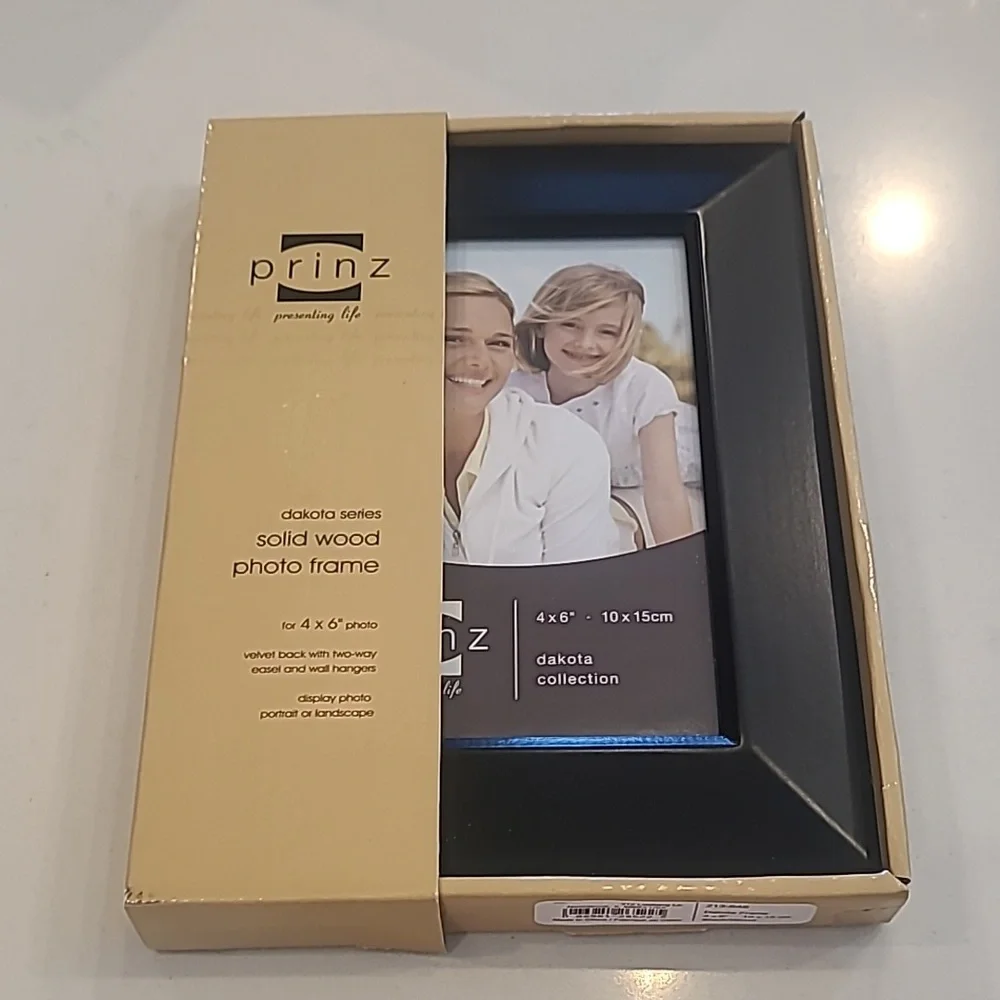New Solid Black Wood Frame